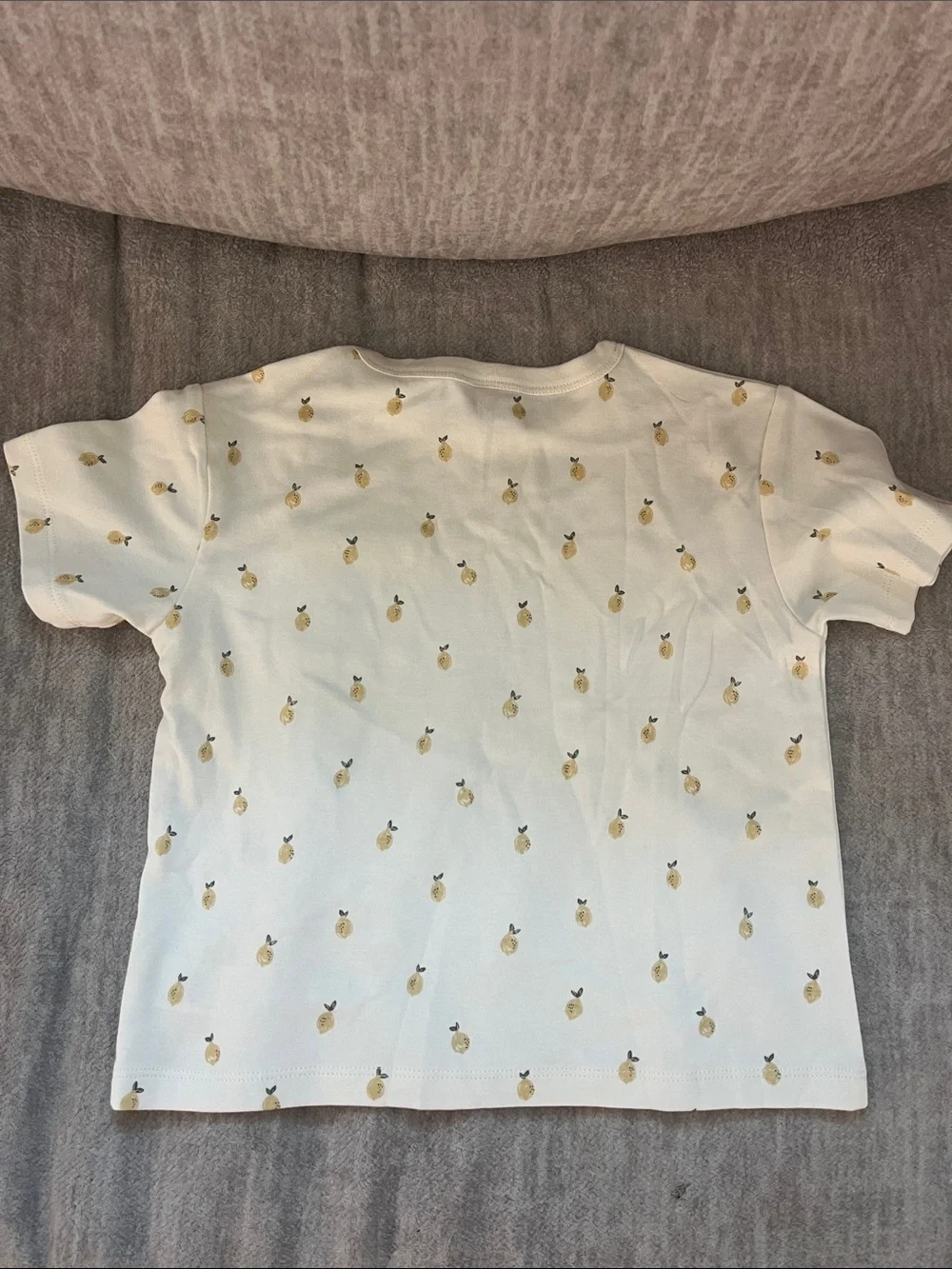 Quincy Mae Boxy Pocket Tee and Short Set - Lemons 4/5Y Organic Cotton